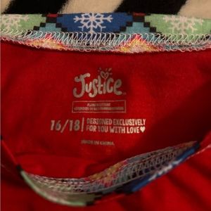 Christmas T-shirt with letter T on it